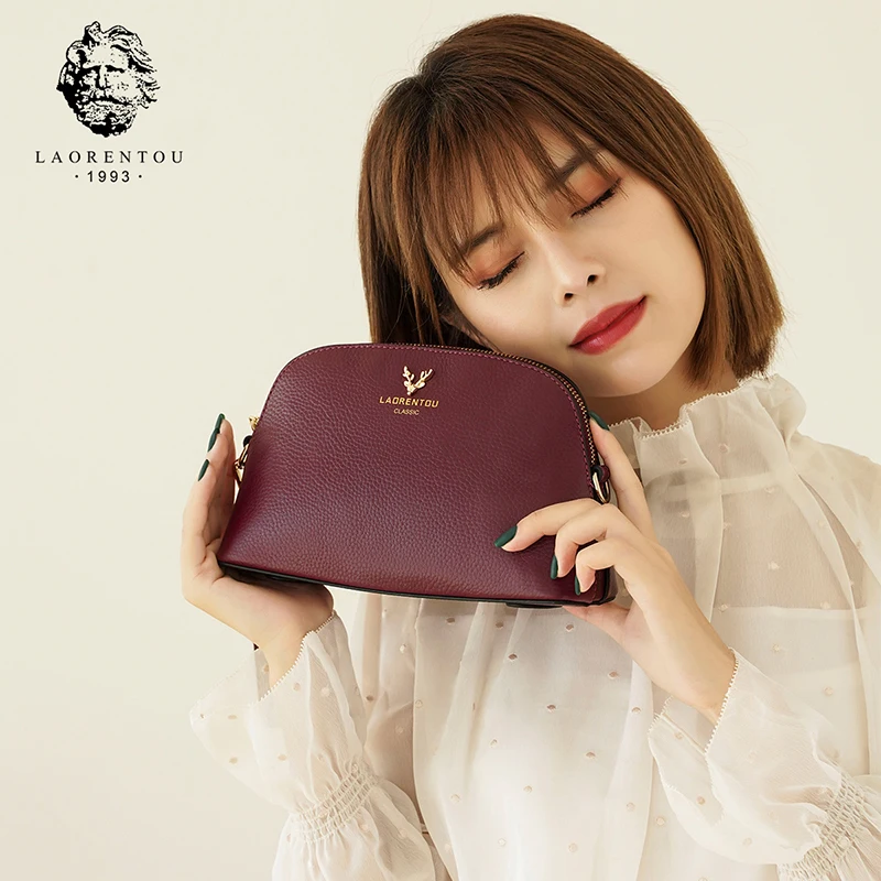 LAORENTOU женская сумка-клатч из натуральной кожи многофункциональная мягкая мини