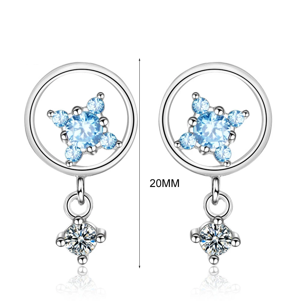 MEETSOFT серьги-подвески из стерлингового серебра 925 пробы предотвращающие аллергию