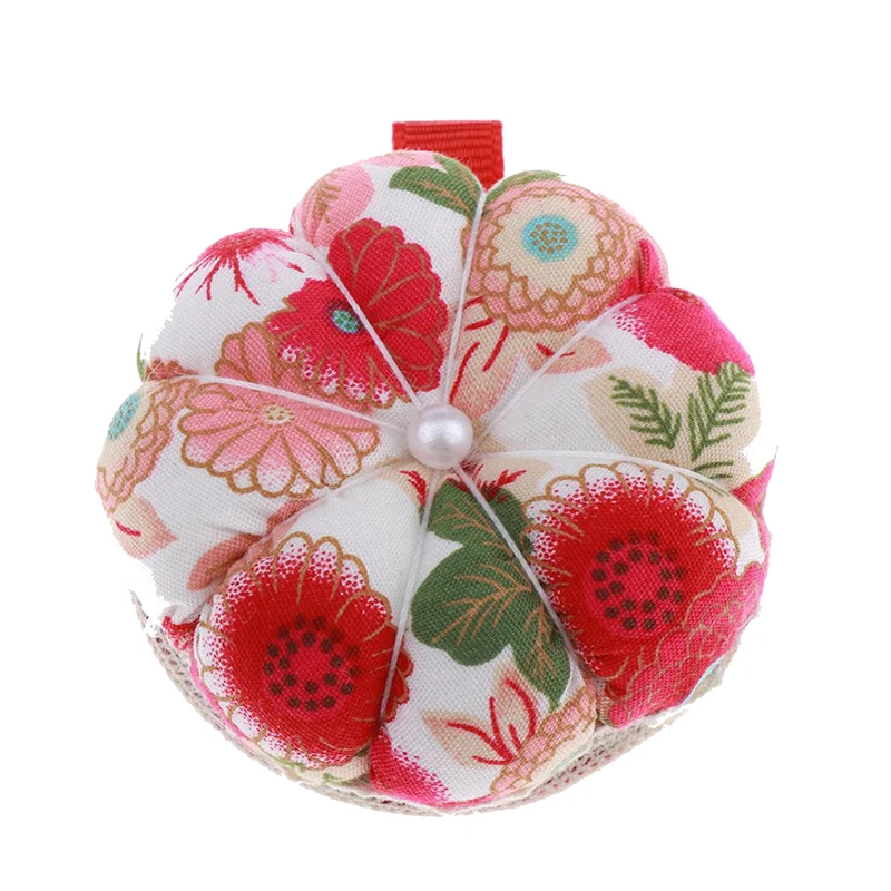 1 шт. милые игольчатые подушечки в виде тыквы с цветочным узором зажимом швейные