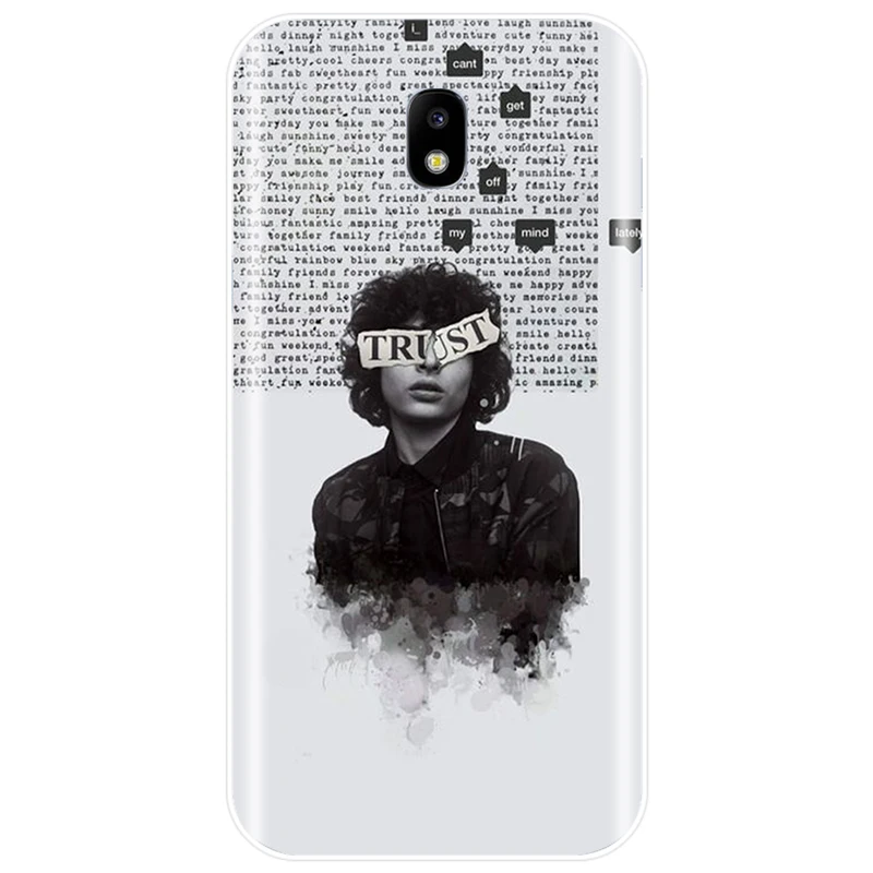 ТВ увлажняющим эффектом марки The Finn Wolfhard очень странные дела крышка ТПУ чехол для телефона для samsung Galaxy J3 J4 J5 J6 J8 J5 J7 J5 J7