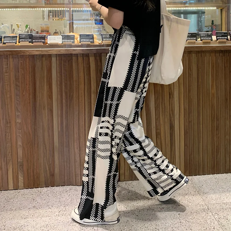 Дизайнерские атласные широкие брюки Rac | Женская одежда