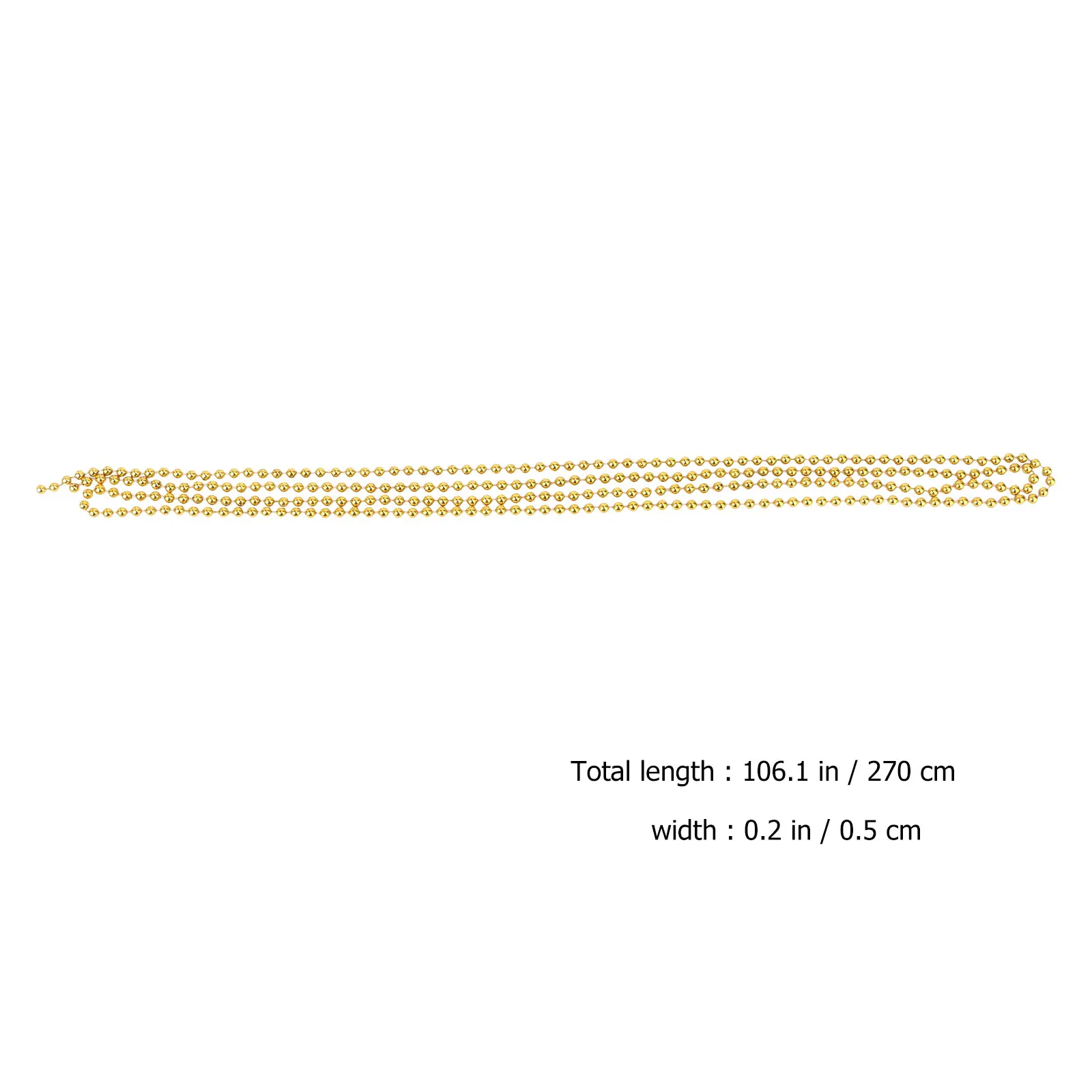 1pc Christmas Tree Beads Garland Strands Chain For Wreath Decoration ​Beads Decorative Party Xmas | Дом и сад