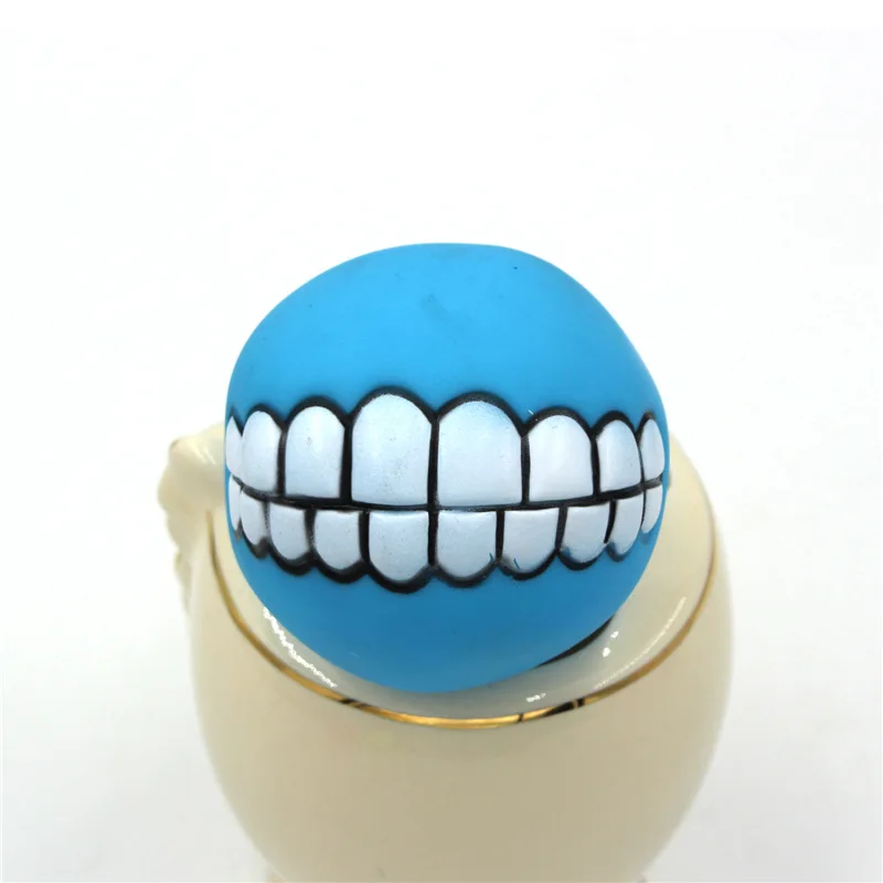 Игрушечный мяч для питомца утолщенный эмалированный зубчатый шар игрушка собаки