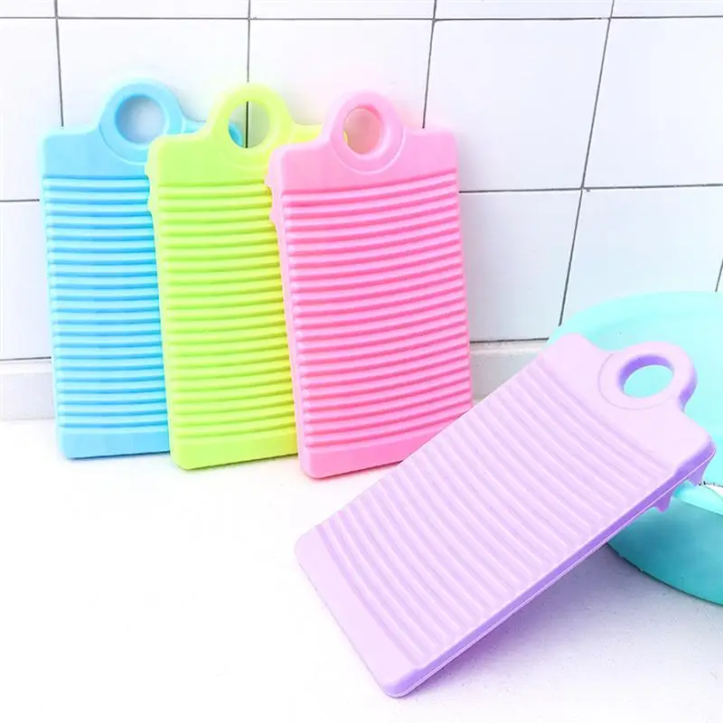 

Mini PP Washing Washboard Non-slip Home Washing Scrubbing Board Creative Plastic Laundry Board Washboard Hand Wash Board for Hom
