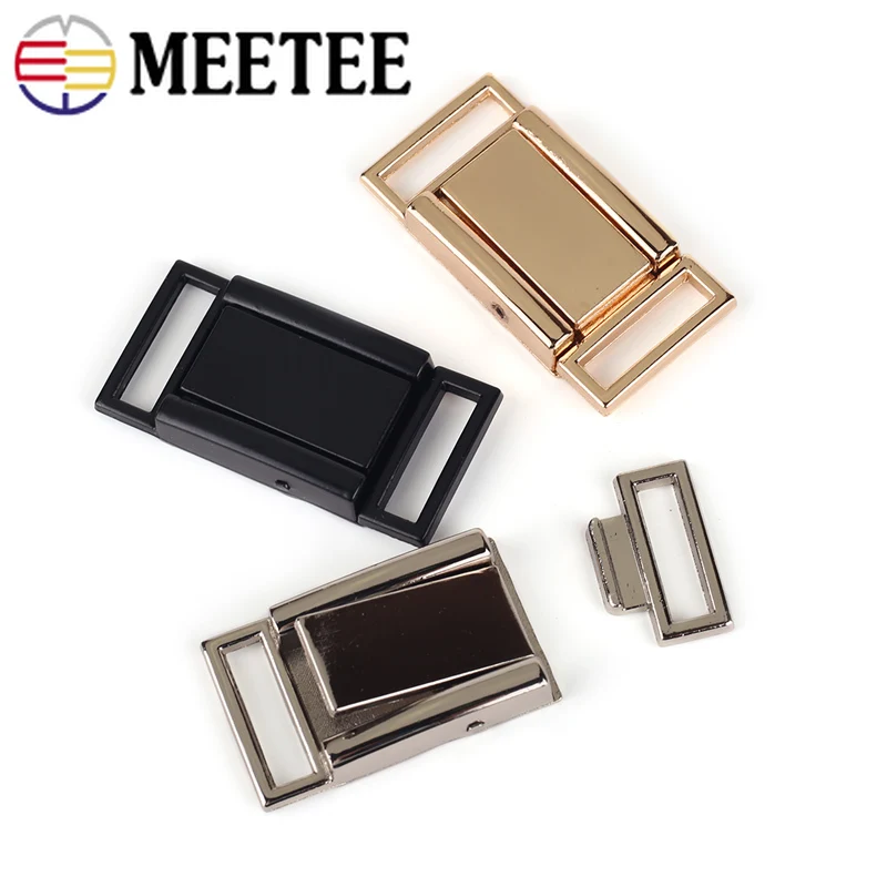 Meetee 2/5 шт металлическая кнопка пальто O D кольцевой ремень пряжка на голову