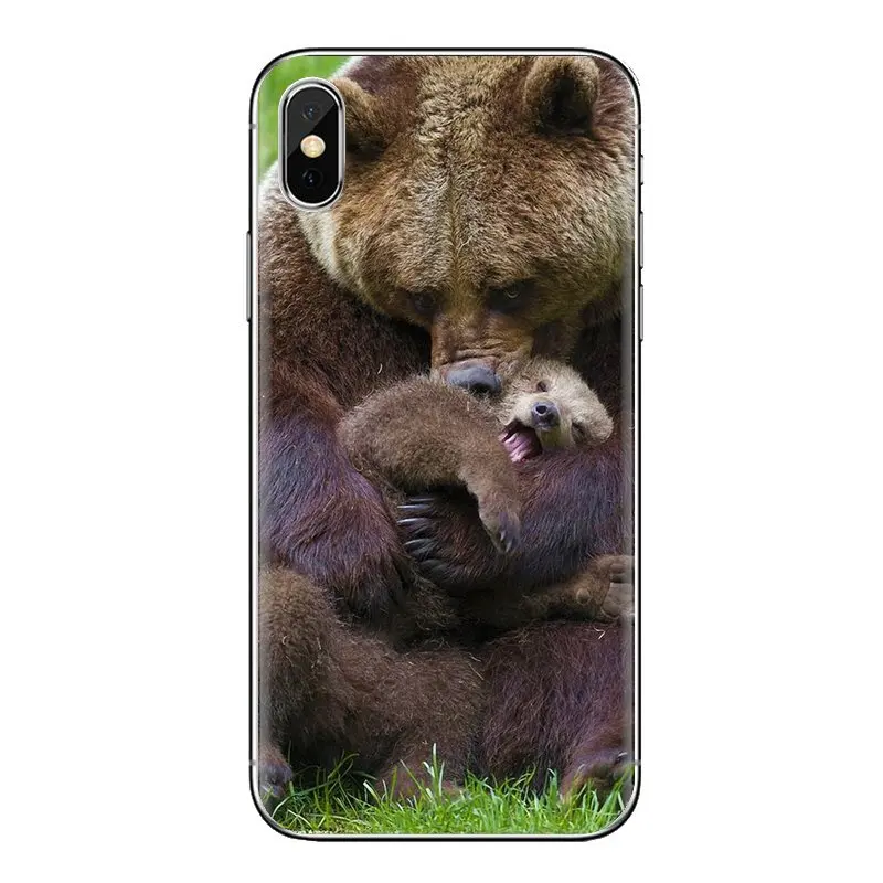 Для LG Spirit Motorola Moto X4 E4 E5 G5 G5S G6 Z Z2 Z3 G2 G3 C Play Plus Mini Mama Bear с медвежонками обои