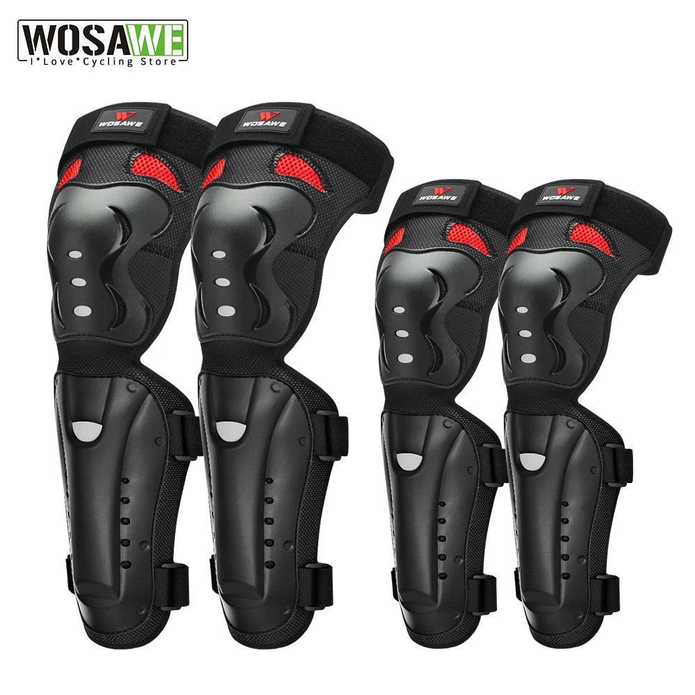 

Bicycle MTB Protective Knee Pads Elbow Guards Moto Off-Road Motocross Protection Gear Motorcycle Ski Snowboard Knee Protector