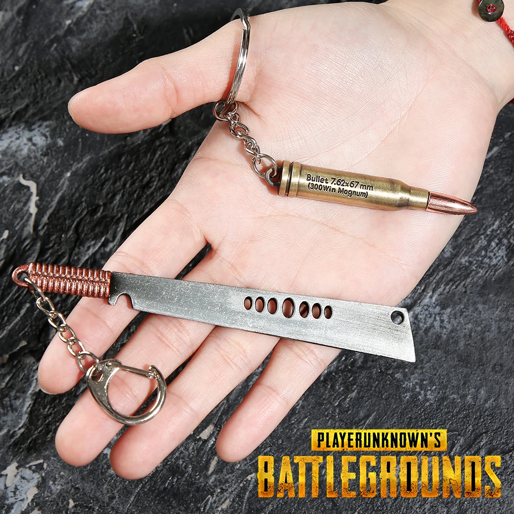 Vicney популярная игра PUBG игрок брелок джедай пистолет выживания для мужчин крутой брелок бойфренда модный подарок AK47 брелок csgo
