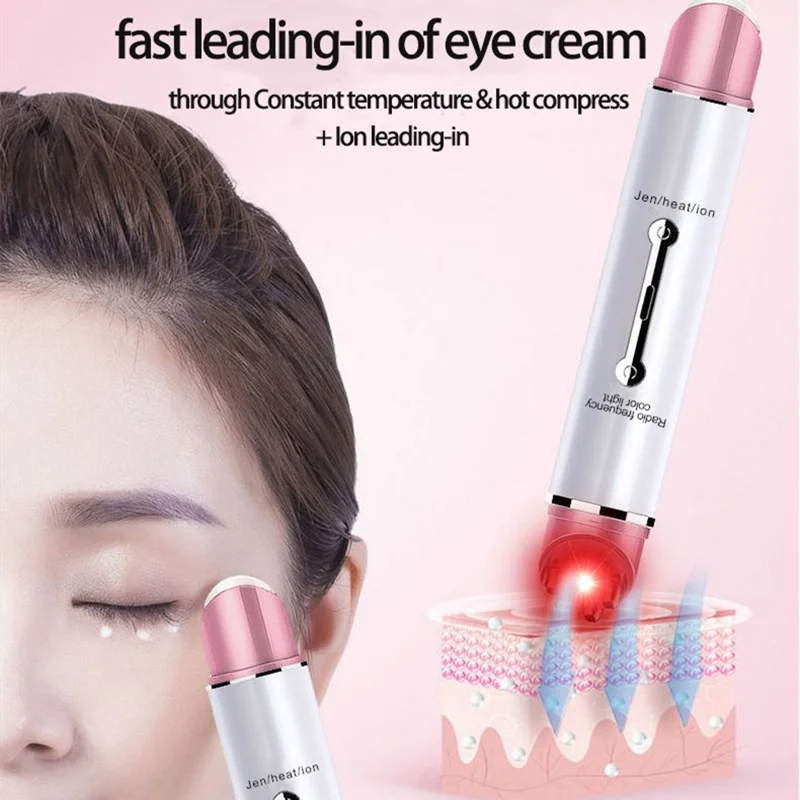 

Electric EMS Eye Massager Anti Wrinkle Eye Massage Anti Aging USB Rechargeable Massager for Face Dark Under-Eye Circles Remove