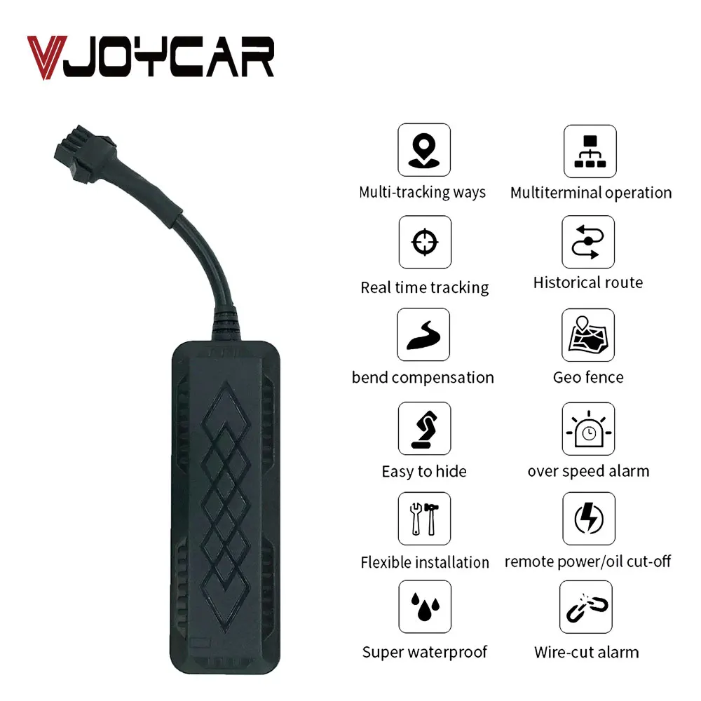 

Super Mini GPS Car Tracker Waterproof GPS Locator Cut Off Fuel GSM Tracker 9-72V Google Map Realtime Tracking Free APP PK GT02A