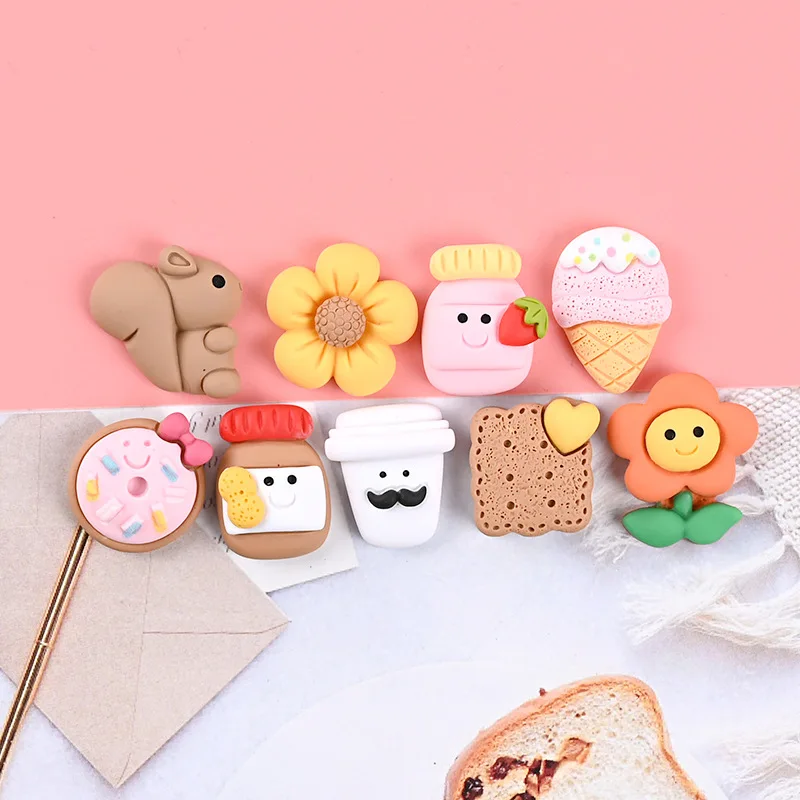 

Магнит на холодильник в виде пончика, магнит на холодильник с клубничным молоком, магнит на холодильник в виде белки, наклейка на доску с мил...