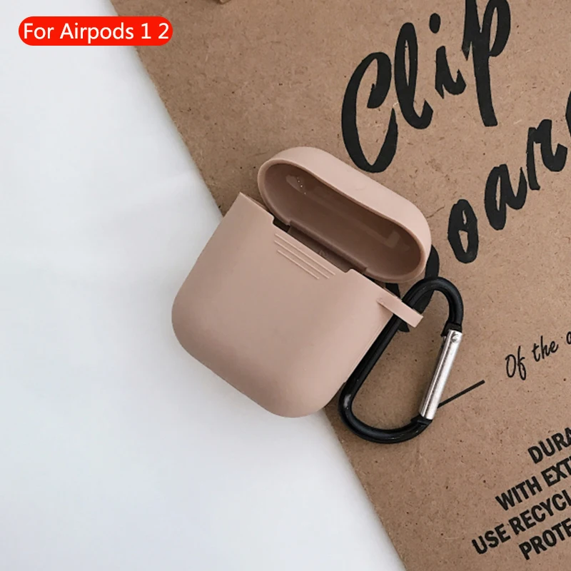 683 Беспроводной чехол для гарнитуры Bluetooth, прозрачный чехол для Apple Airpods 2, мягкий силиконовый кожаный защитный чехол для наушников Airpod, аксессуары - Цвет: 683