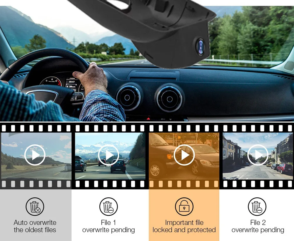 Jabriel 1080P Автомобильный видеорегистратор автомобиля Камера 24 часа видео рекордер двойной lensrear Камера для Toyota rav4 Camry Yaris Corolla Avensis t25