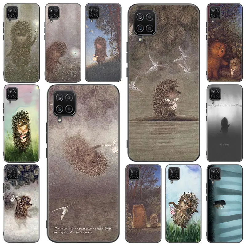 

Hedgehog in the Fog Case For Samsung Galaxy M12 M32 M21 M51 M11 M30S M31S Note 10 Lite 20 Ultra J2 Core J6 J8 2018 J4 Plus Cover