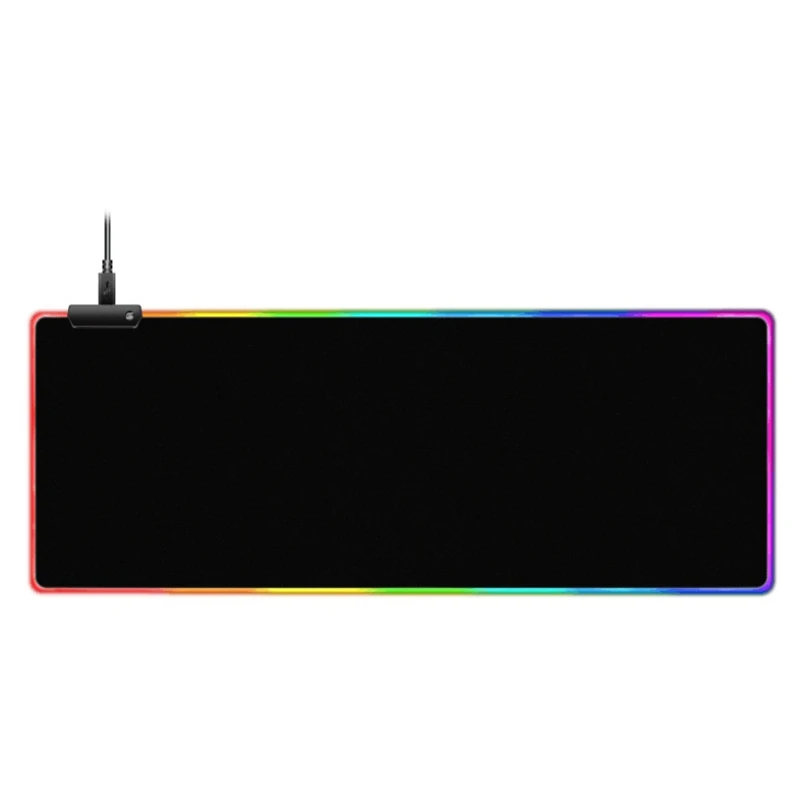 

Large Anti-Slip RGB LED Gaming Mouse Mat LED Backlight Mousepad for Desk PC Laptop Keyboard Pad 80X30X4Cm