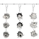 Милые акриловые брелоки в виде аниме убийца демонов, 1 шт., Brinco Blade of Ghost Kamado Tanjirou Yaiba, подвесные брелоки, фигурки, игрушки, подарки