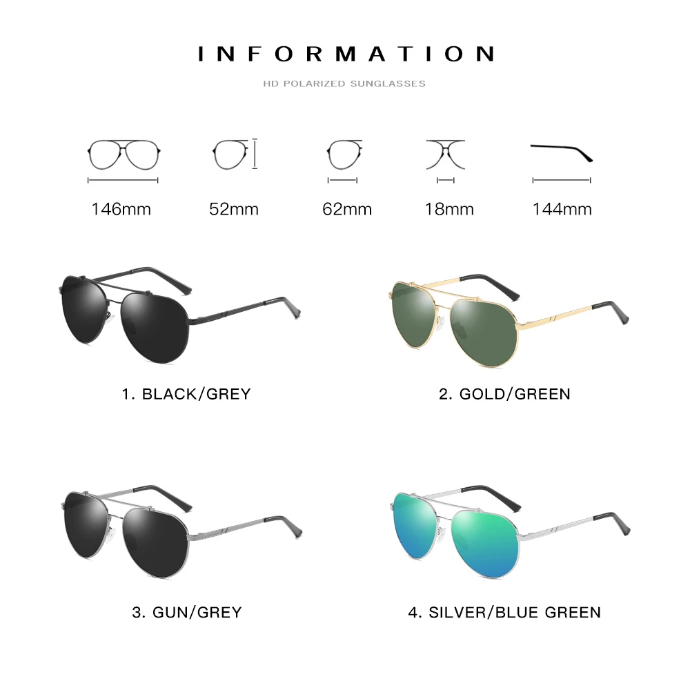 Солнцезащитные очки DEARMILIU для мужчин и женщин поляризационные зеркальные