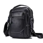 Качественная мужская сумка из 100% натуральной кожи, деловые сумки через плечо для мужчин, мужская сумка-мессенджер, мужские сумки на плечо из коровьей кожи, мужские сумки