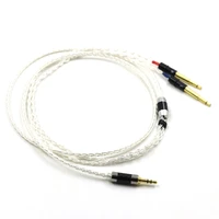 thouliess 152 cores headphones cable 2 54 4mm xlr audio plug audio upgrade cable for meze 99 classicsfocal elear