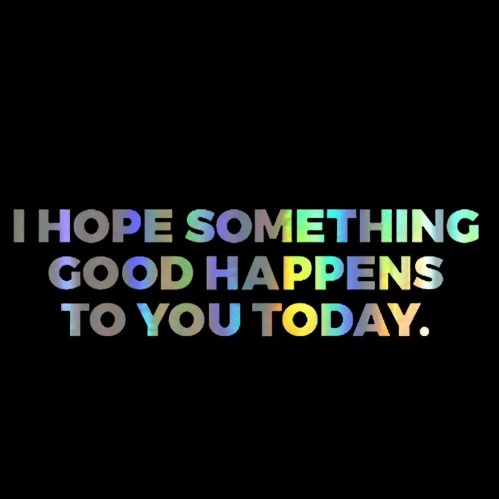 10 см я надеюсь что с вами произойдет то хорошее сегодня виниловая высечка