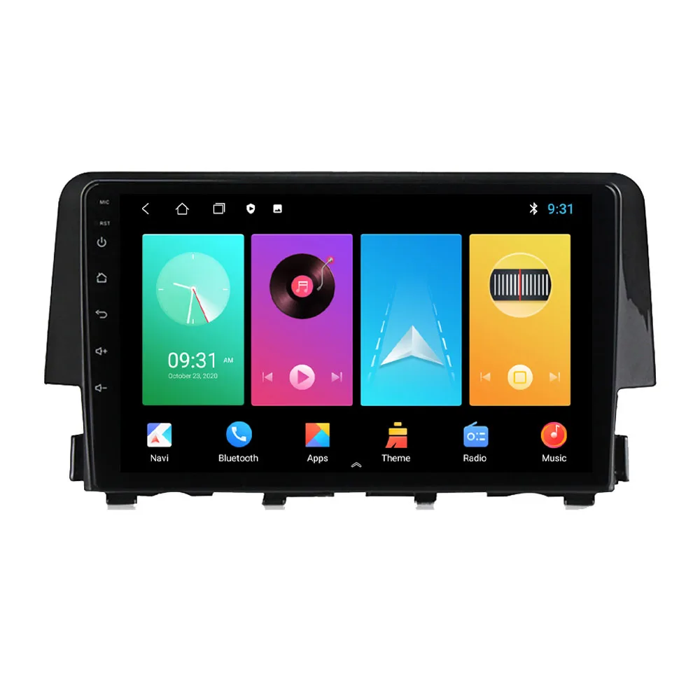 

For HONDA CIVIC 2016 2017 2018 2019 9 Inch 2 Din Android 8.1 Car Radio Stereo WIFI GPS Navigation Multimedia Player Head Unit