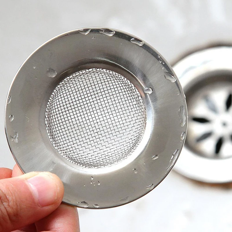 

Stainless Steel Kitchen Drain Strainer Drains Sink Barbed Wire Sewer Filter Stopper Strainer Kitchen Waste Prevent Tool
