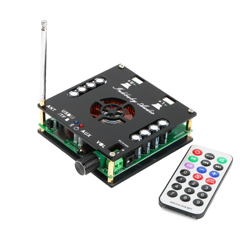 Плата усилителя мощности 160 Вт * 2 Bluetooth 5 0 TDA7498E класс D двухканальный сабвуфер