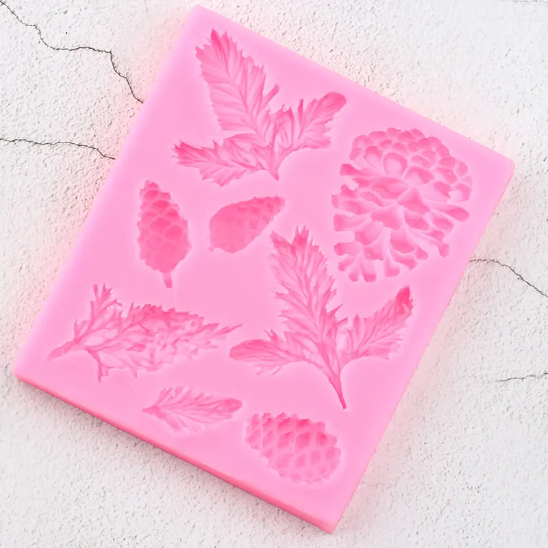 Инструменты для украшения Рождественского торта силиконовые формы выпечки