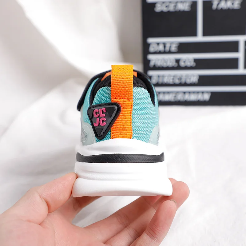 Spring Kids Sport Sneakers Children Chunky Baby Girls Green Genuine Leather Shoes Boys Brand Casual Trainers | Детская одежда и