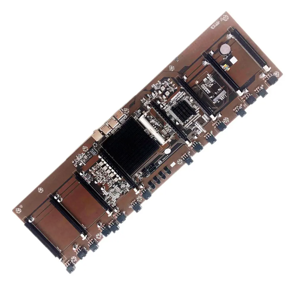 

HM65 Direct Insertion Eight Card Slot BTC Solid State Capacitor B250 B85 Multi Card Motherboard Support 1660 2070 3090 Rx580