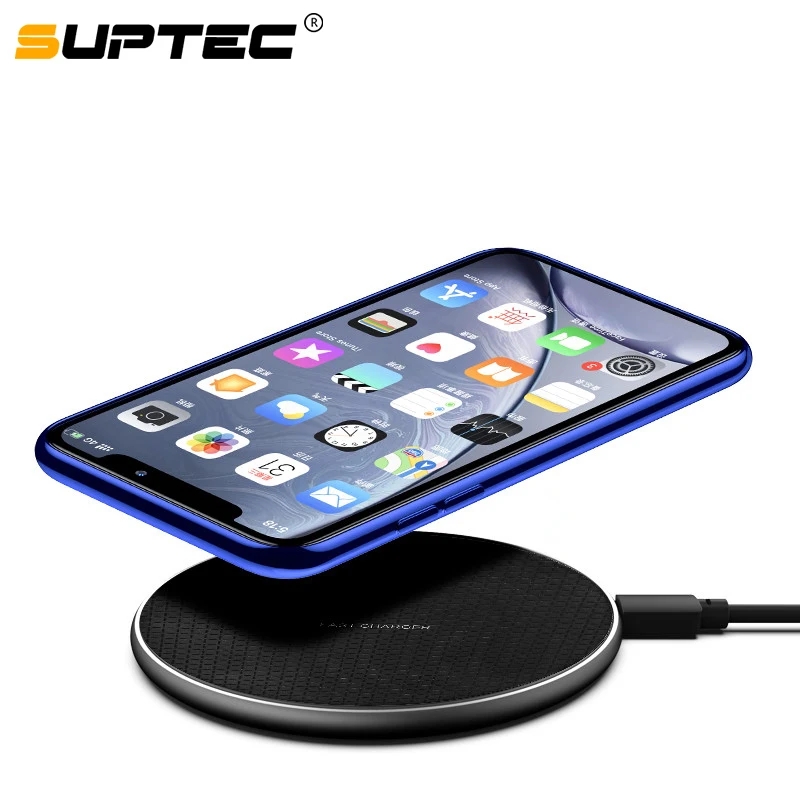 Wireless Charger for iPhone 11 pro XS Max X 8 Plus 10W Qi Fast Charging Pad Samsung Galaxy S10 S9 Note 9 | Мобильные телефоны и