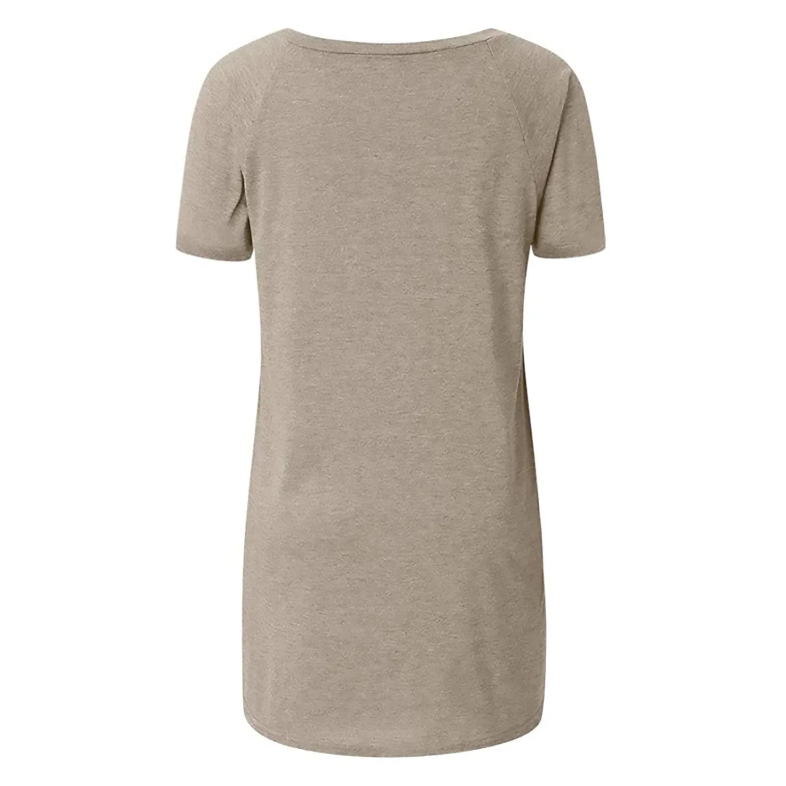 

Plus Size Black Tops And Blouses For Female Women Fashion Casual Print V-neck Loose Short Sleeve Shirt Top Pullover Blouse
