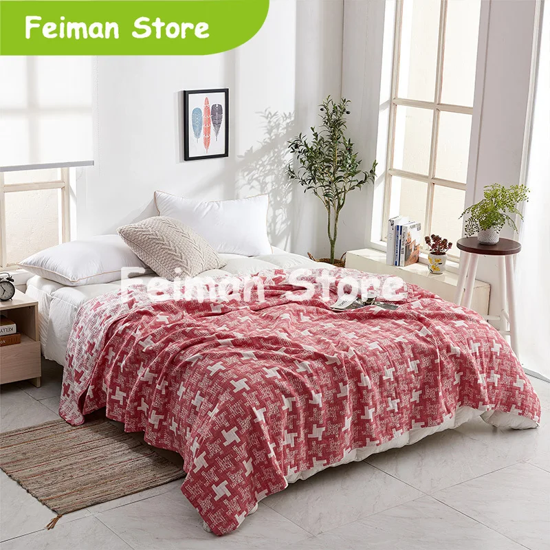 2019 новое летнее одеяло 100% хлопок Марлевое Европейское домашнее постельное белье