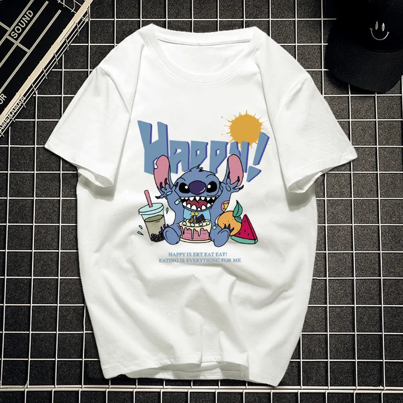 

Summer Short-Sleeved T-shirt Boy's Undershirt Cartoon Pikachu Printed Fashion Half Sleeve Couple's Student Cotton T-shirt