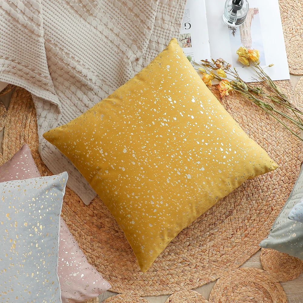 Современный роскошный бархатный декоративный чехол для диванной подушки с