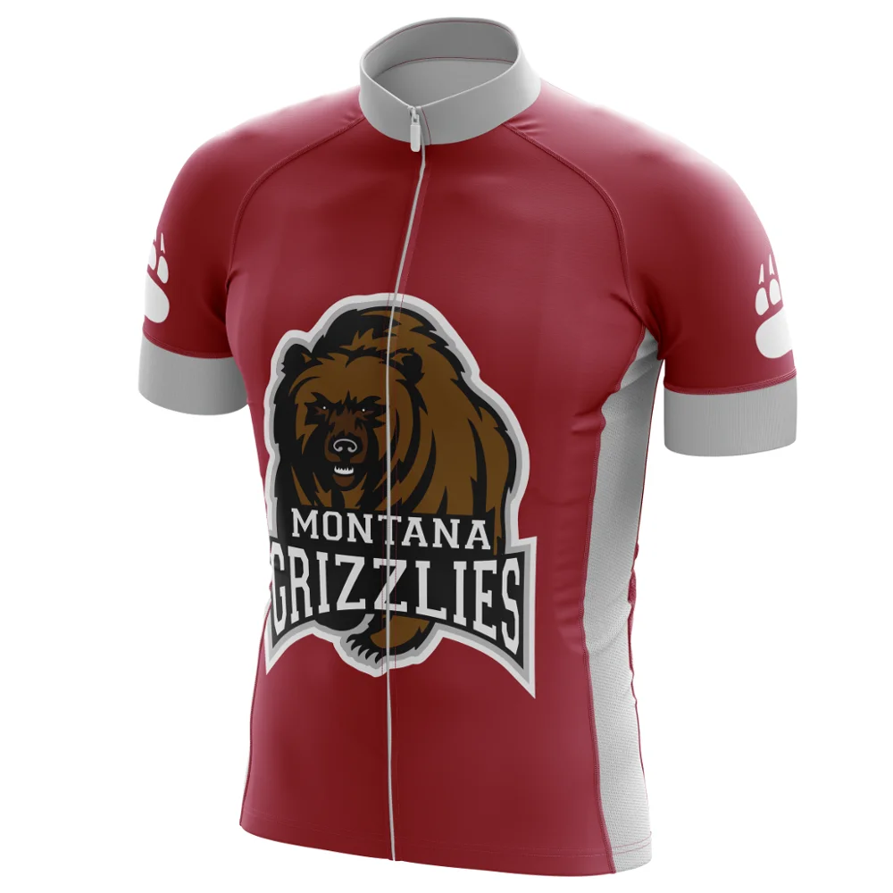HIRBGOD 2020 новая Монтана велосипедная рубашка с коротким рукавом и принтом Grizzlies
