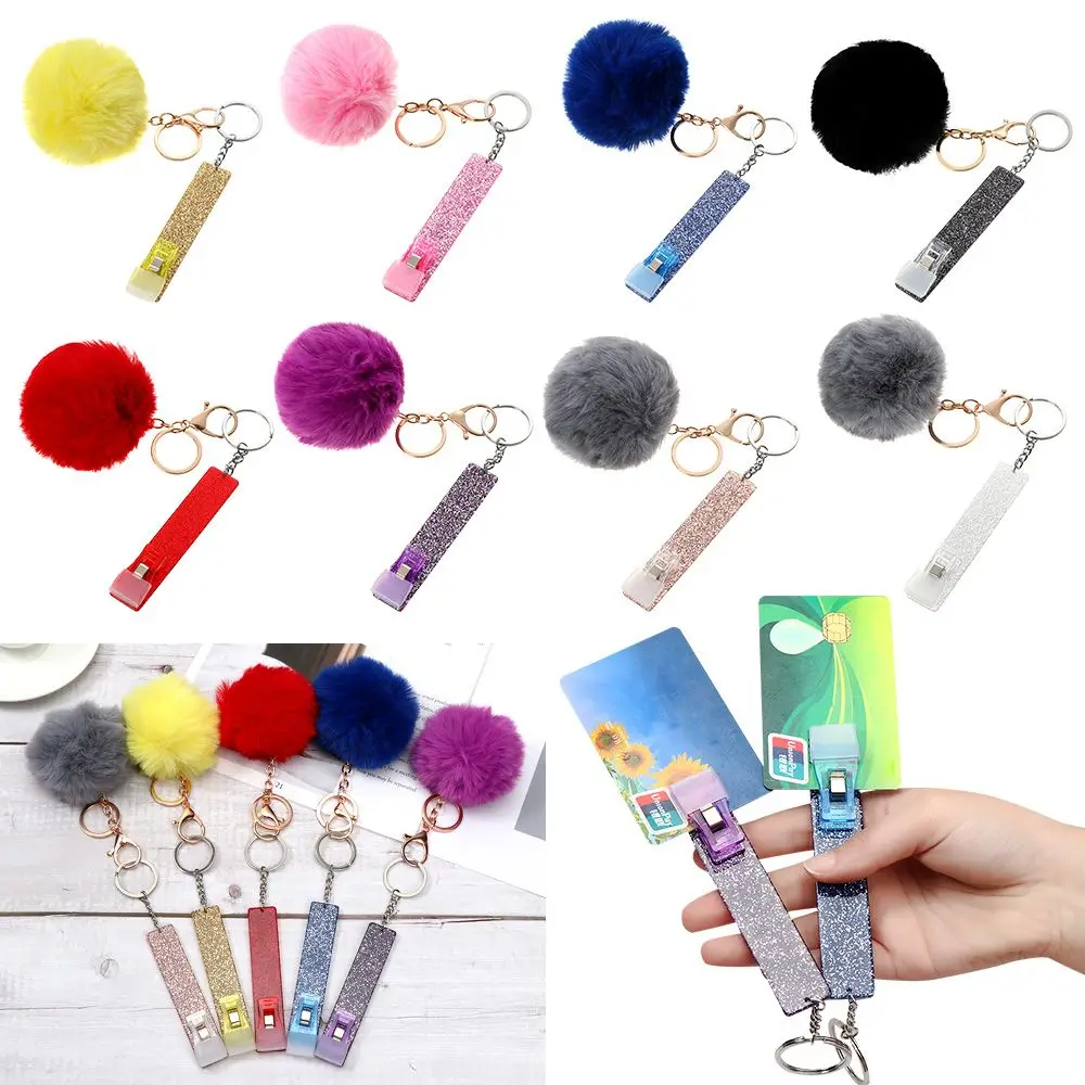 1PC Creative Debit Credit Card Puller Grabber Keychain Atm Plastic Clip For Long Nails Contactless Bank Reader | Украшения и
