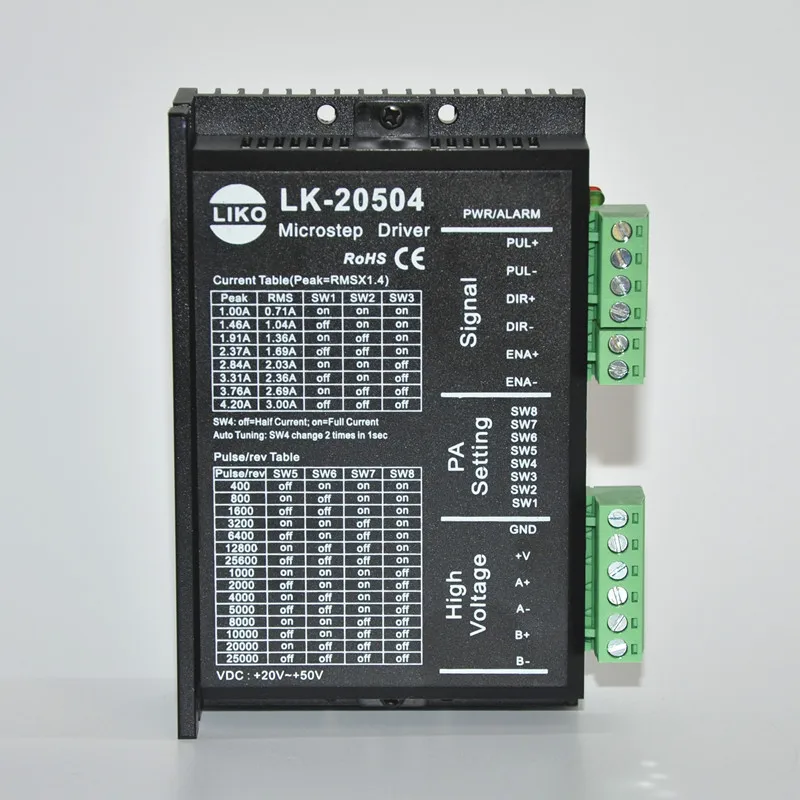 

DSP Driver|LK-20504-2|42, 57, 86 Two-phase Stepper Motor Driver|