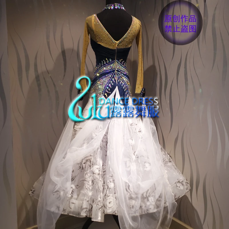 Платье для соревнований бальных танцев танго сальсы самбы одежда латинских