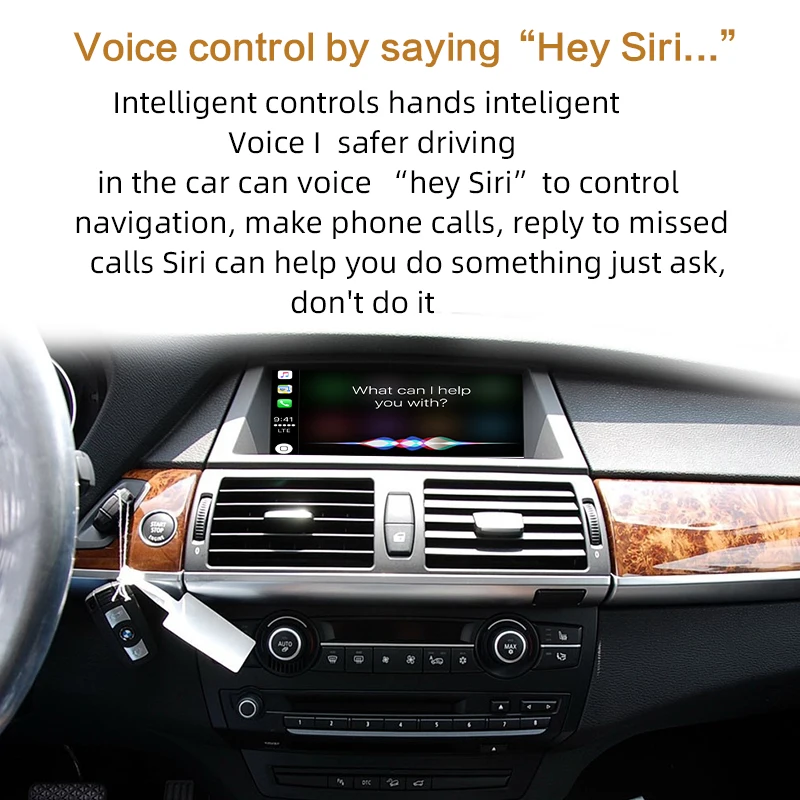 Sinairyu Wi-Fi беспроводной Apple Carplay автомобиль играть для BMW CIC X1 X3 X5 X6 E70 E71 E84 F25 Android