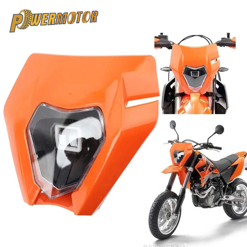 

Motorcycle LED Headlight Headlamp Head Lamp Light SMR Six Day For EXCF SX SXF XC XCF XCW XCFW 125 150 250 300 350 450 530 690