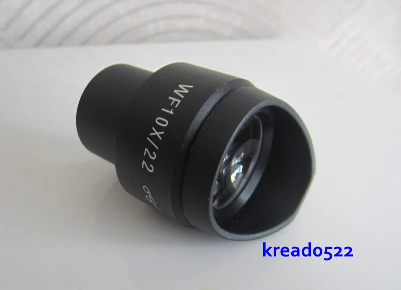 WF10X 22mm Zoom Adjustable High Eyepoint Wide Angle Optical Stereo Microscope Eyepiece Lens 30mm with Rubber Plastic Eye Guards |