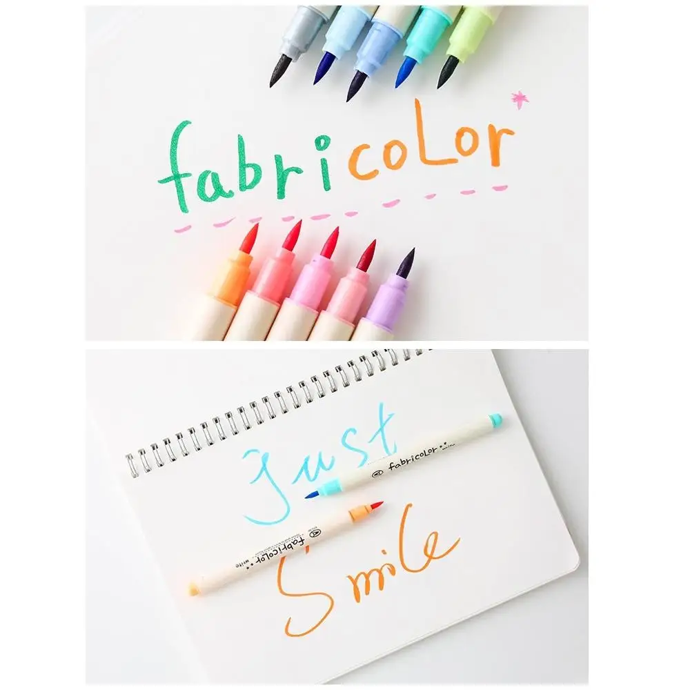 

10pcs Soft Brush Color Marker Pens Set for Drawing Hand Writing Lettering Calligraphy Paint Stationery School Home DIY Art F805