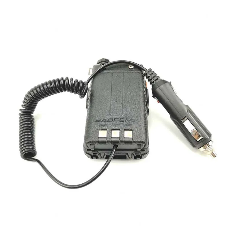 5pcs Walkie Talkie Battery Eliminator Car Charger Adapter for Baofeng UV-5R UV 5R UV-5RE F8+ DM-5R Ham HF Two Way Radio UV5R