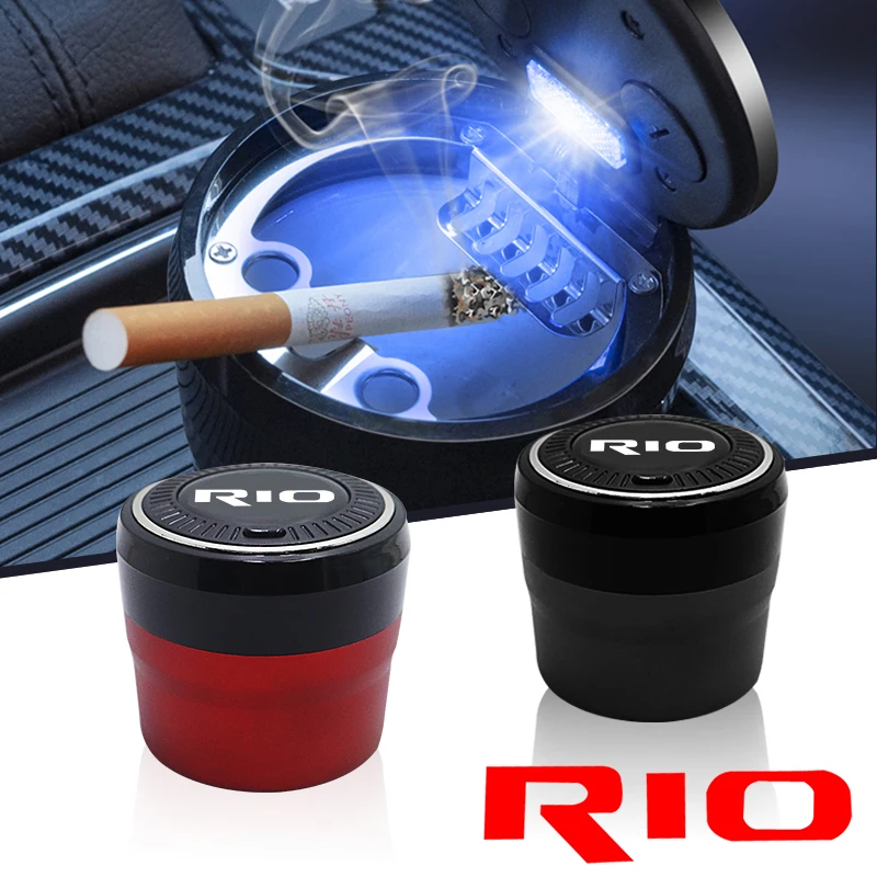 Автомобильная пепельница cenicero abs светодиодная кнопка переключатель для kia rio 2 3 4 5 автомобильные аксессуары