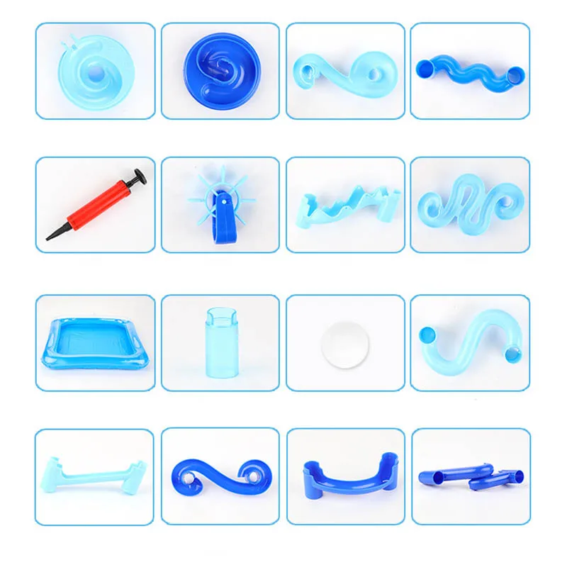 Мраморный гоночный лабиринт с шариками водный игровой трек детский подарок для