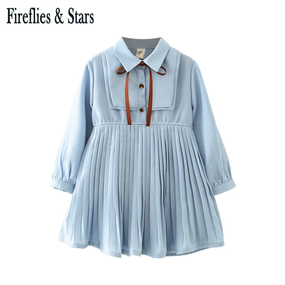 Весенне-осеннее качественное платье для девочек Детское шифоновое винтажное