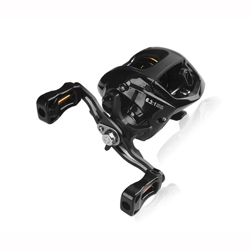 2023 NEW brand left and right hand water drop wheel 12+1 bearing weight 190g ultra-light weight magnetic brake fishing reel images - 6