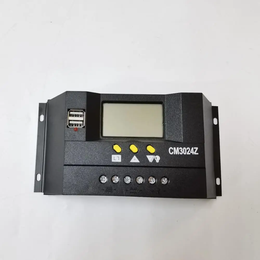 30A 12V/24V Авто Панели солнечные Батарея Контроллер заряда ЖК дисплей Дисплей