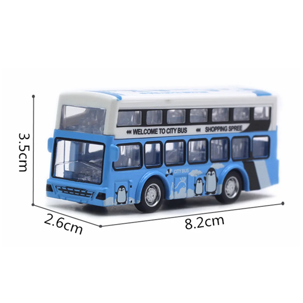 

5Pcs Alloy Pull Back Multiple Type Bus Model Children Toy Car Collection Gift Kids Educational Toys for Children Gift